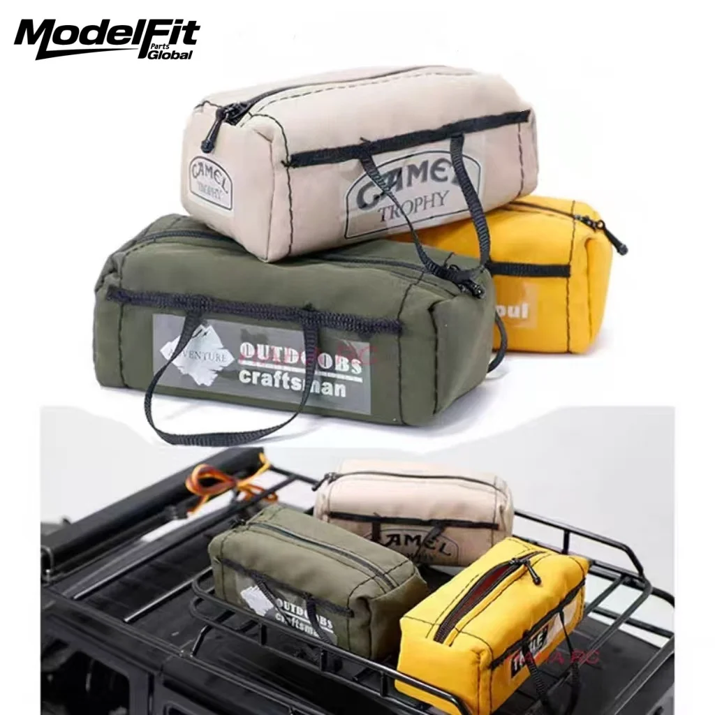 Simulation Roof Luggage Tent Bags Decorative Accessories For 1/10 RC Crawler TRXS TRX4 Defender TRX6 AXIAL SCX10 II RC4WD D90