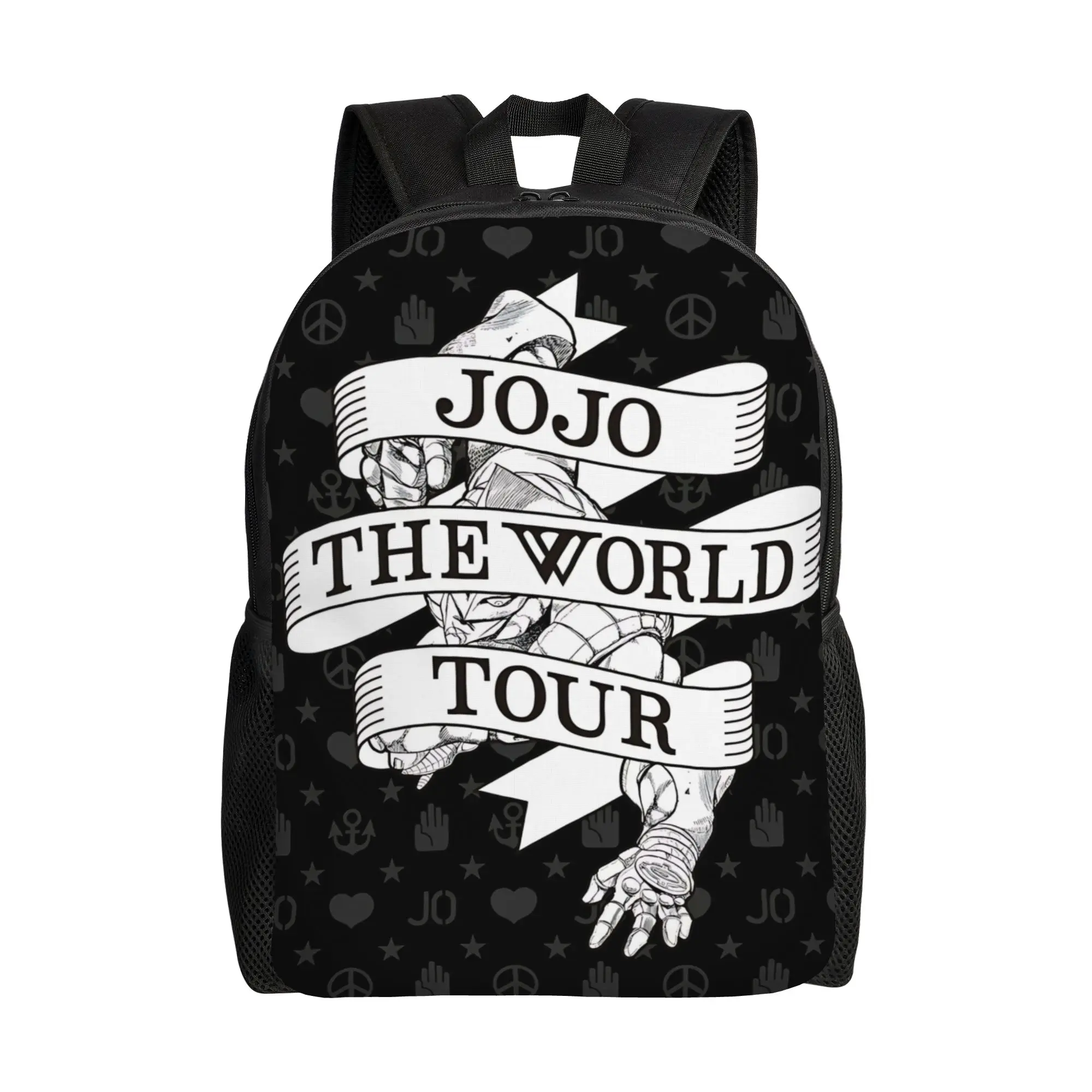 

Bandai Jojo's Bizarre Adventure World backpack ita bag JOJO anime mochila Kawaii School Sturdy Shoulder Rucksack
