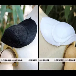 1 pair Turtle back shoulder pad, circular right angle suit jacket women's cotton raised thickened shoulder pad