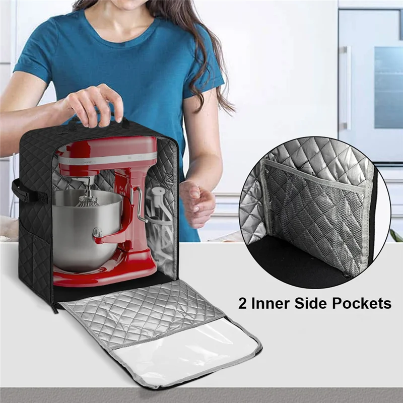 A17F-Stand Mixer Cover For Kitchenaid Mixer-Storage Bag For Kitchen Aid Accessories And Attachments