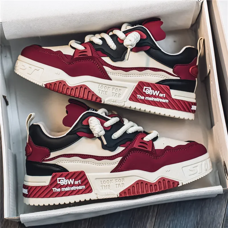 

Новые весенние универсальные универсальные повседневные туфли на плоской подошве Angela Red, нескользящие молодежные спортивные тренды