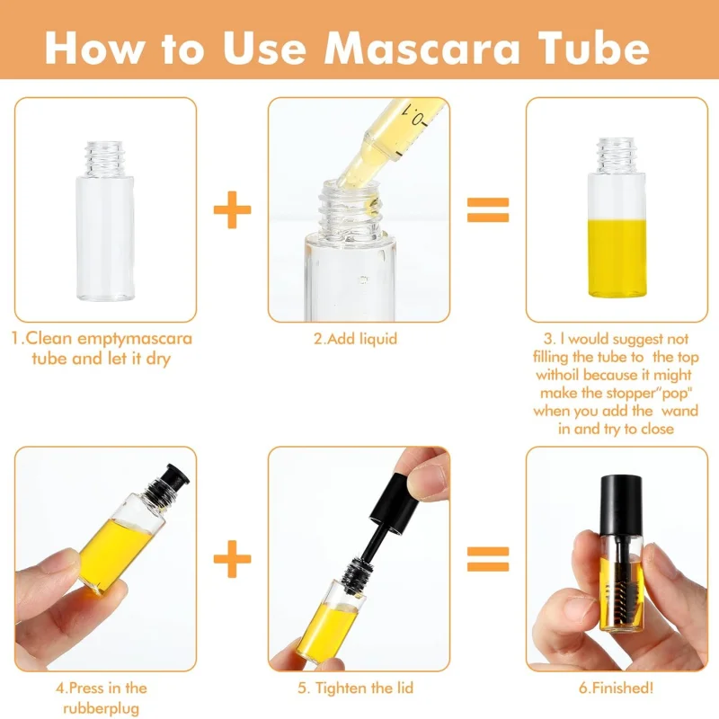 Mới Phổ Biến Mini Mi Bàn Chải Tùy Chỉnh Logo Móc Khóa Mini Mascara Cây Đũa Phép Với Puff Bóng