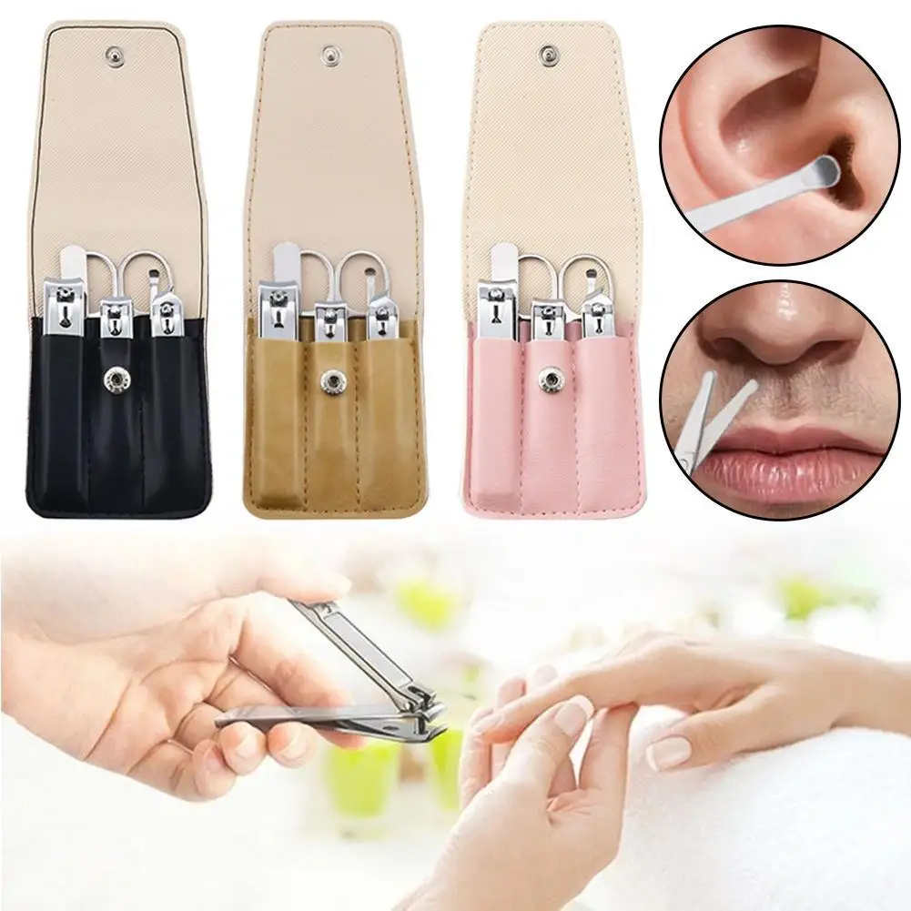 Ensemble de ciseaux à ongles ménagers haut de gamme hommes et femmes coupe-ongles spéciaux manucure outils de beauté 6 pièces portables ménage