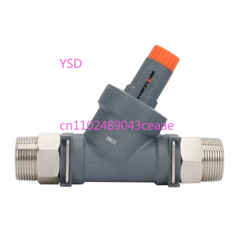 

High Strength Nylon Plastic Differential Pressure Bypass With Visual Adjustment Dial For Air Conditioning And Heat Pump Systems