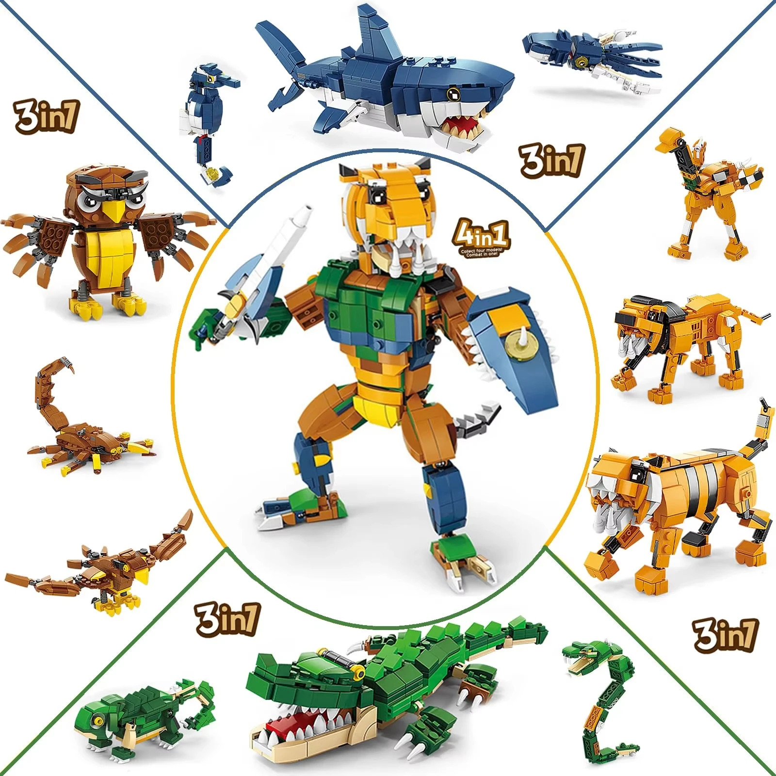 Transformable 4-in-1 Mecha Bui - đánh giá và giá Kids Education Kit