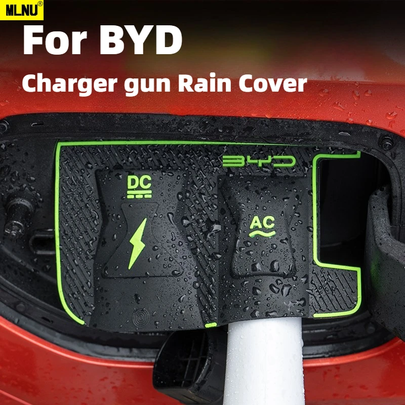 

Charging Gun Rain Shield For BYD Accessories 2026/2025,Scratch-Proof&No Pungent Odor Silicone Sealed Weatherproof 2022-2023-2024