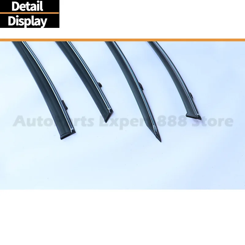 Window Visor Weather Shield For BYD Qin PLUS 2023+ Car Accessories Rain Guard Deflector Windshield Rain Eyebrow Awning Trim