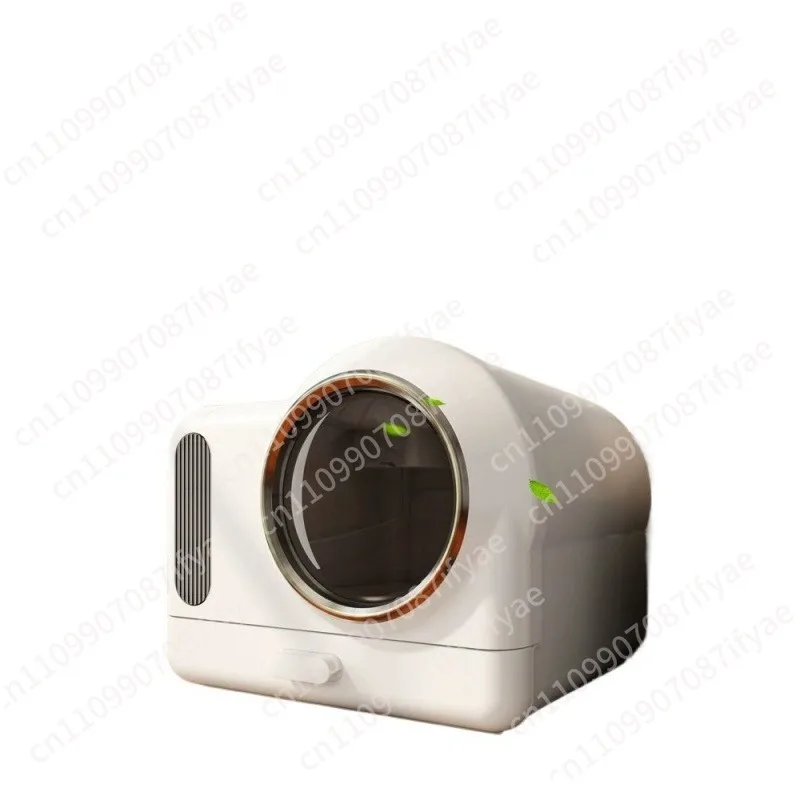Smart Fresh Air Cat Litter Box,Automatic Deodorization Oversized,Drawer-type Fully Enclosed Cat Toilet,Cat Fecal Basin Deodorant