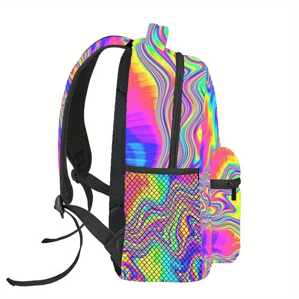 Custom Bag BagUnisex Large Capacity Backpack With Zipper Design, Versatile For Commuting, Fitness, Camping, Shopping, Street Ph