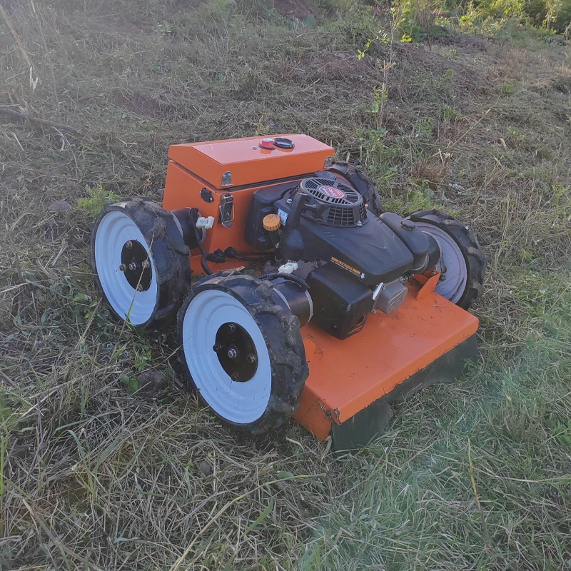Automatic Remote Control Garden Robot Lawn Mower 24V 4-Stroke DIY Grade New Robotic Lawn Mower with Battery Power Customized