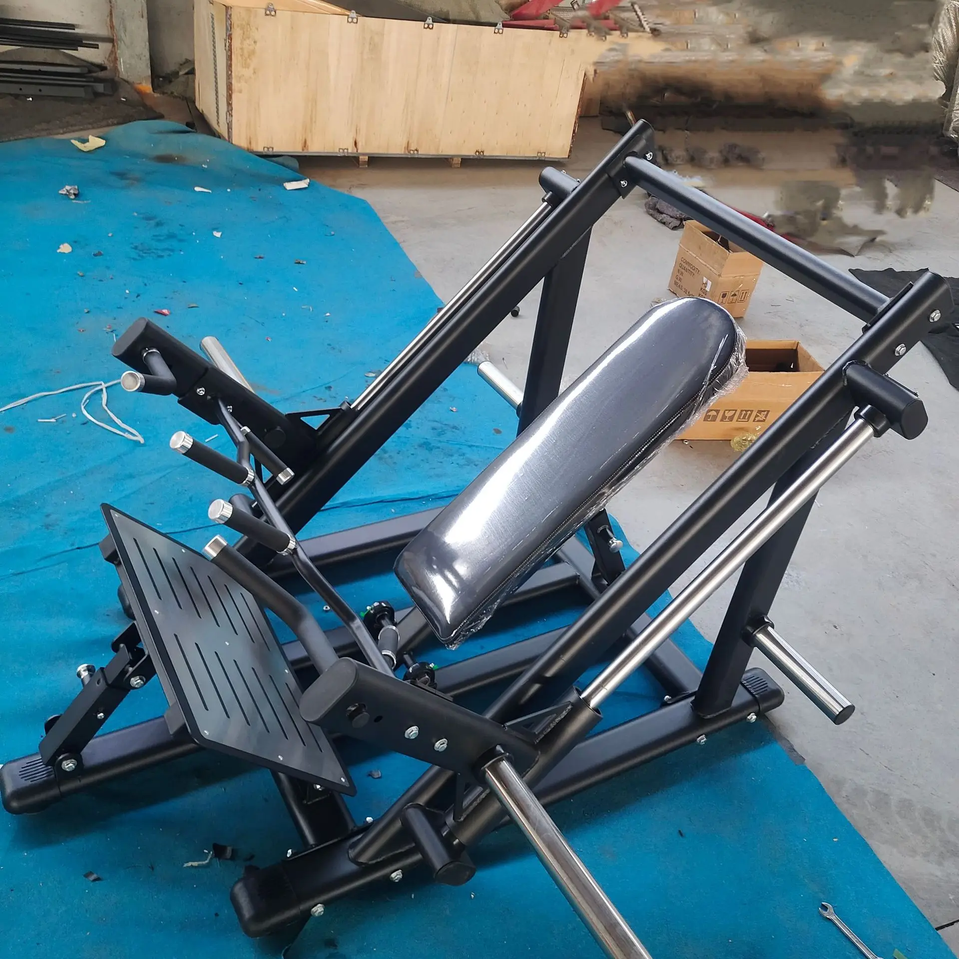 Hot Selling 2026 Newest Bent-Over Row Commercial Gym Smith Back Training Machine Online Rowing Pull-Up
