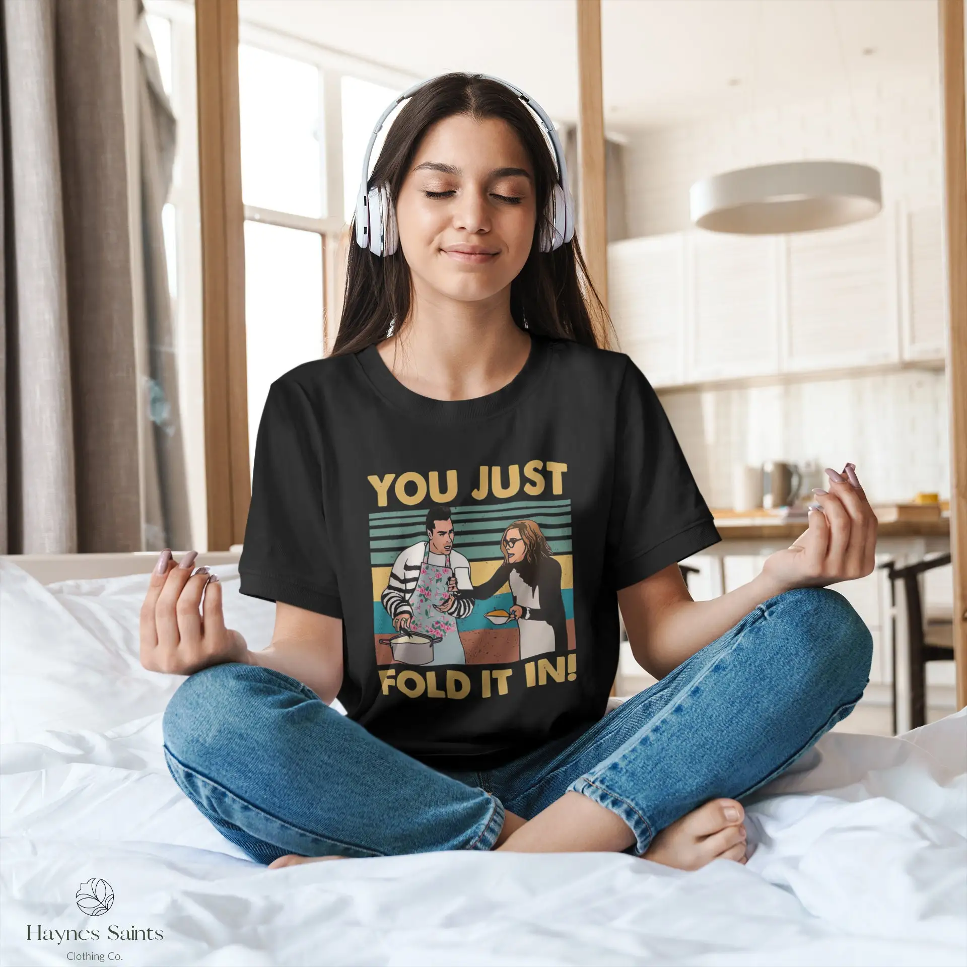 You Just Fold It in Vintage T-Shirt, David  Rose  Family Dinner TV Show Shirt
