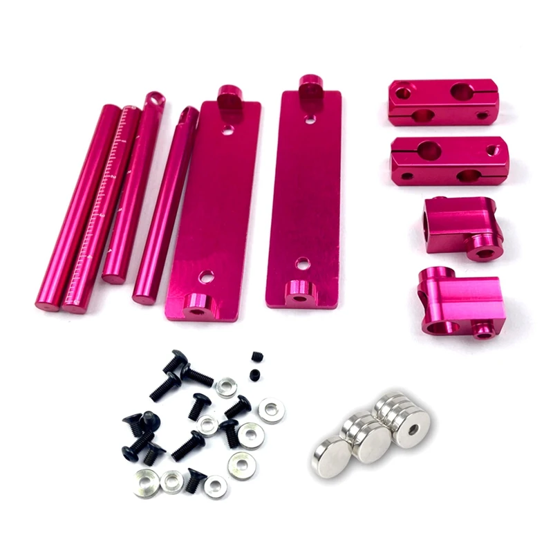 Magnet datar untuk Kit dudukan cangkang badan mobil RC untuk Tamiya TT01 TT02 HPI Sakura 1/10 mobil balap RC mobil tur