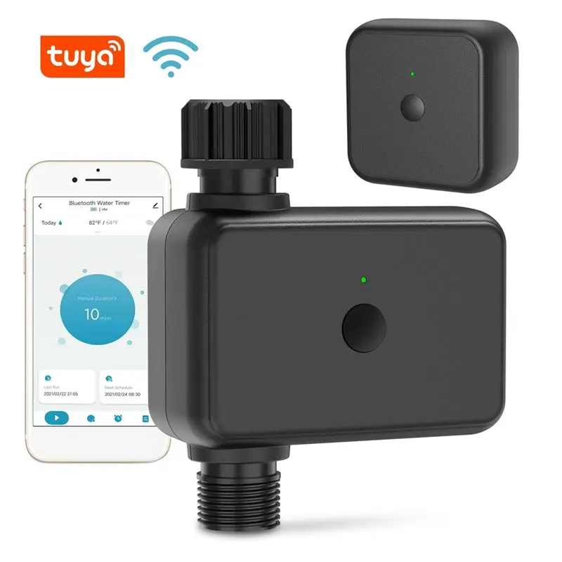 ABJI-Smart Water Valve Garden Automatic Watering System Smart Garden Watering Timer Wifi Automatic Drip Irrigation