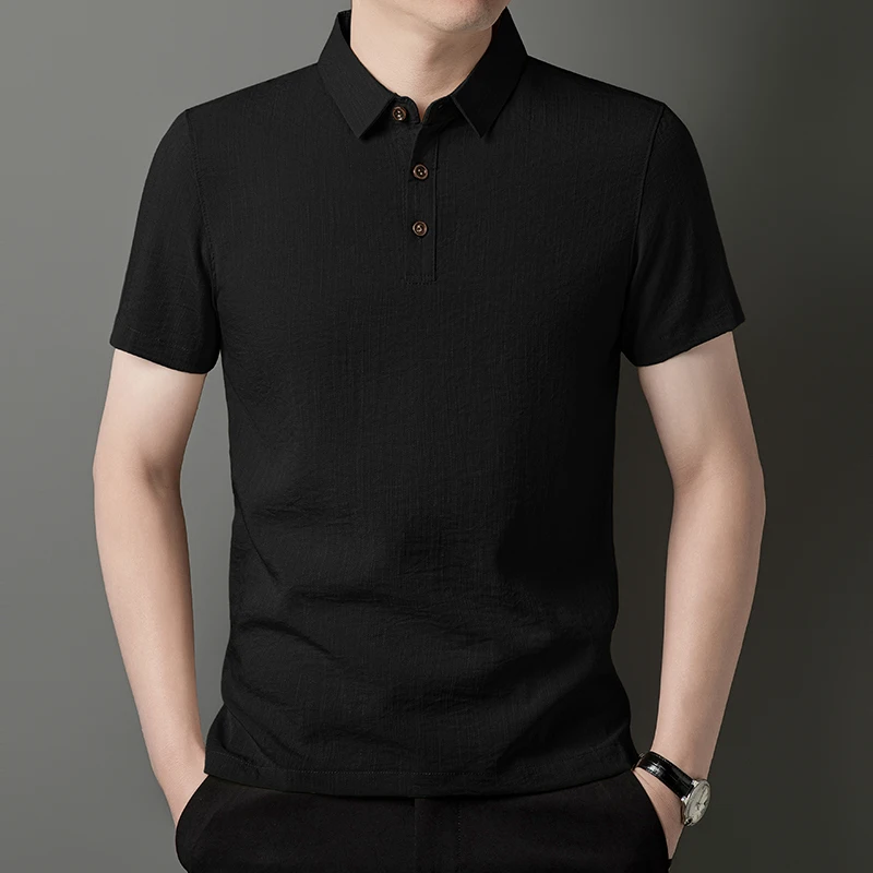 Summer Men'S New Casual Comfortable Cool Breathable Simple And Versatile Business Middle-Aged Elderly