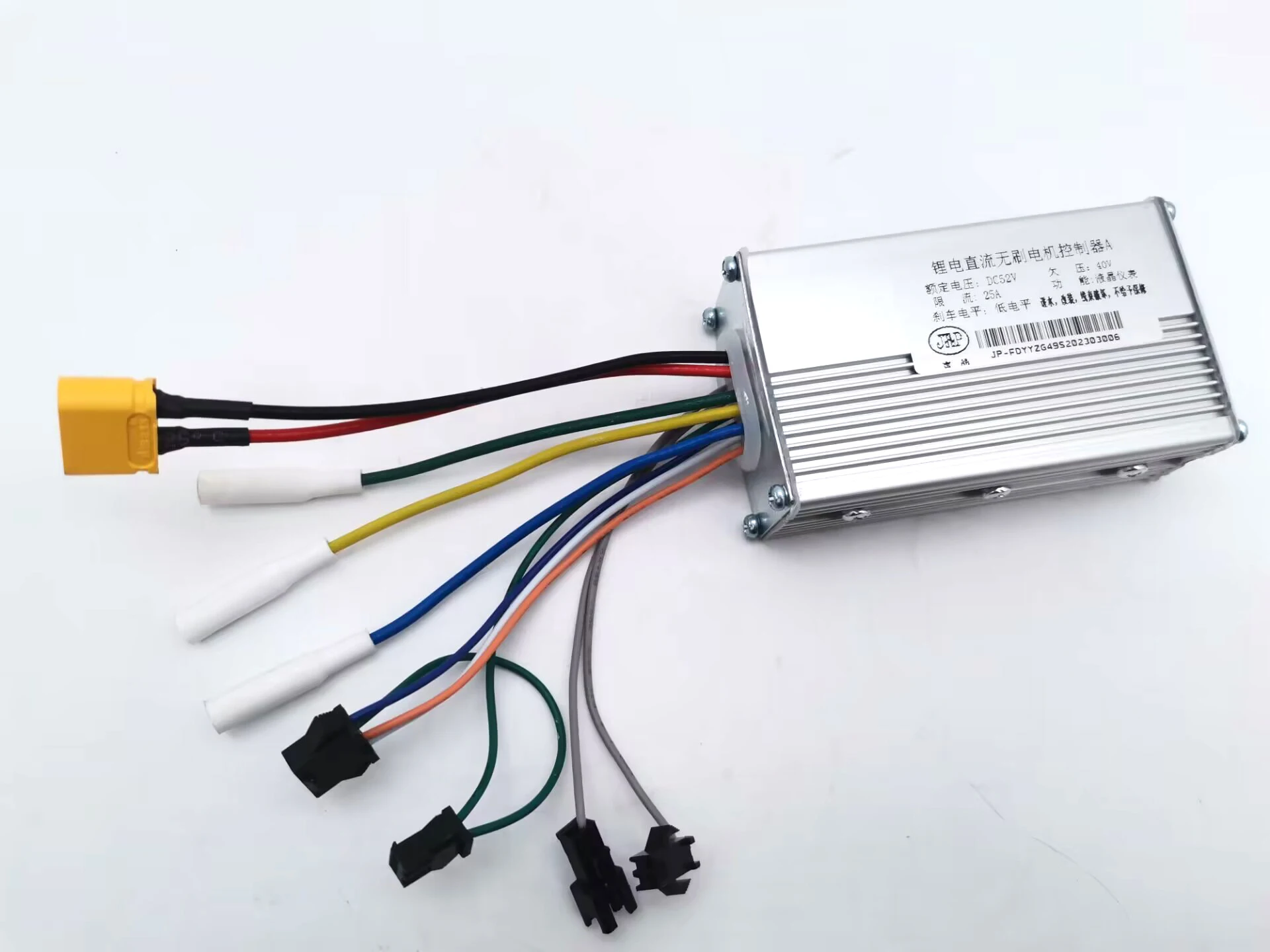 

Контроллер J&P 52В 25А для двухмоторного бесщеточного электросамоката, литиевый контроллер JIPIN для электросамокатов с двойным приводом, запчасти для электросамокатов