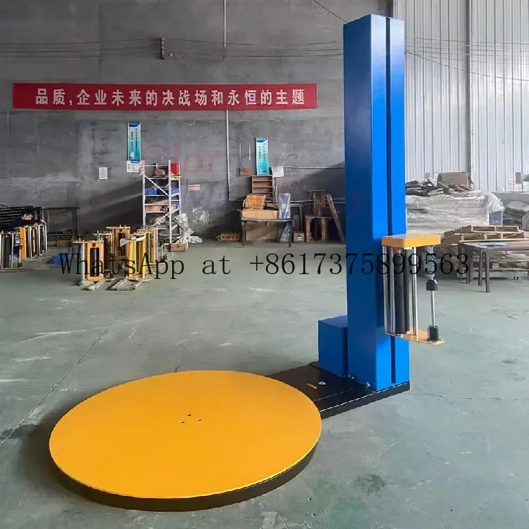Packing Luggage Stretch Film Automatic Pallet Wrapping Machine In Stock