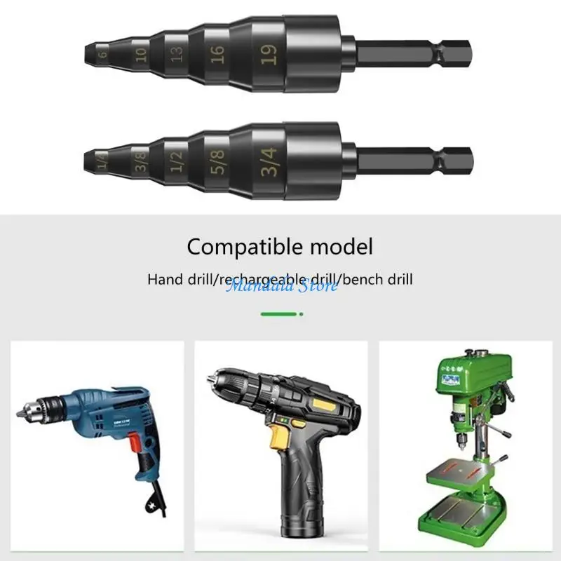 U2JC Heavy Duty 5 in 1 Tubing Expander, Carbon Steel Construction, for Electric Drills, Plumbing Maintenance, Pipe Expansion