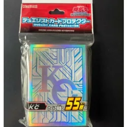 Yugioh-公式カードスリーブ,日本の密封,キンカダイバコープ,55個