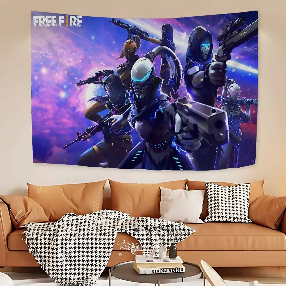 G-GARENA FREE FIRE Hanging Bohemian Tapestry Home Decoration Hippie Bohemian Decoration Divination Wall Hanging Home Decor
