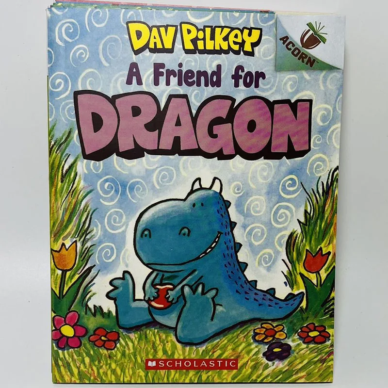 5 Books Picture Books in English Fat Dinosaurs Storybooks in English Early Education 3-6 Years Old Reading Books for Kids