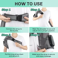 Electric Heating Shoulder Massage Pad 3-speed Adjustable Heated 6