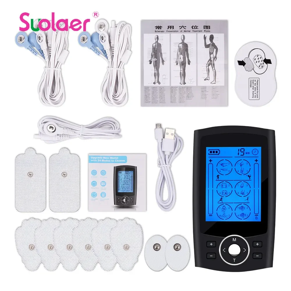 

Tens Unit 36 Modes 20 Intensity Electric Stimulation Massager Muscle EMS Therapy Pain Relief Adjustable Lightweight LCD Display