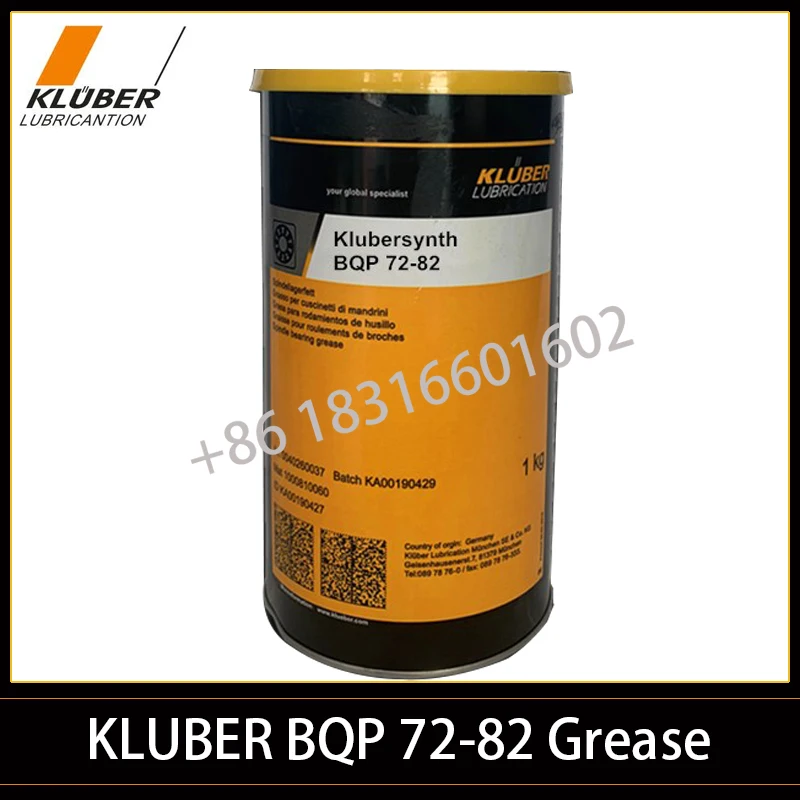 1KG Kluber BQP72-82 Lubrication Spindle Bearings Klübersynth BQP 72-82 for small quantities or conventional dosing systems