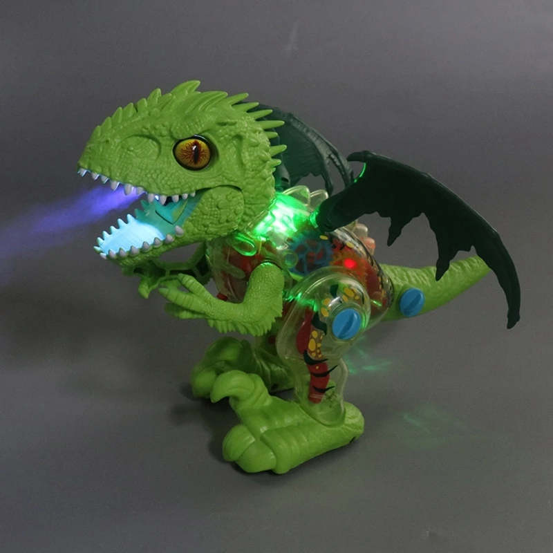 

Mist Spraying Robot Dragon Walking Dinosaur Toy With Light And Music Roaring Sound Dinosaur Gear Dinosaur Toy