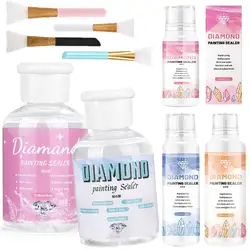 60ml-240ml Diamond Painting Sealer 5D DIY Diamond Permanent Hold & Shine Effect Sealer For Diamond Painting And Puzzle  Puzzles