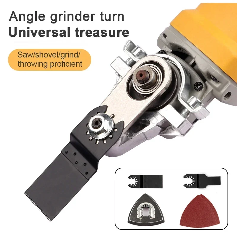 Angle Grinder Conversion Universal Head Adapter M10/14 Thread for 100 125 Type Angle Grinder Polisher Polishing Oscillating Tool