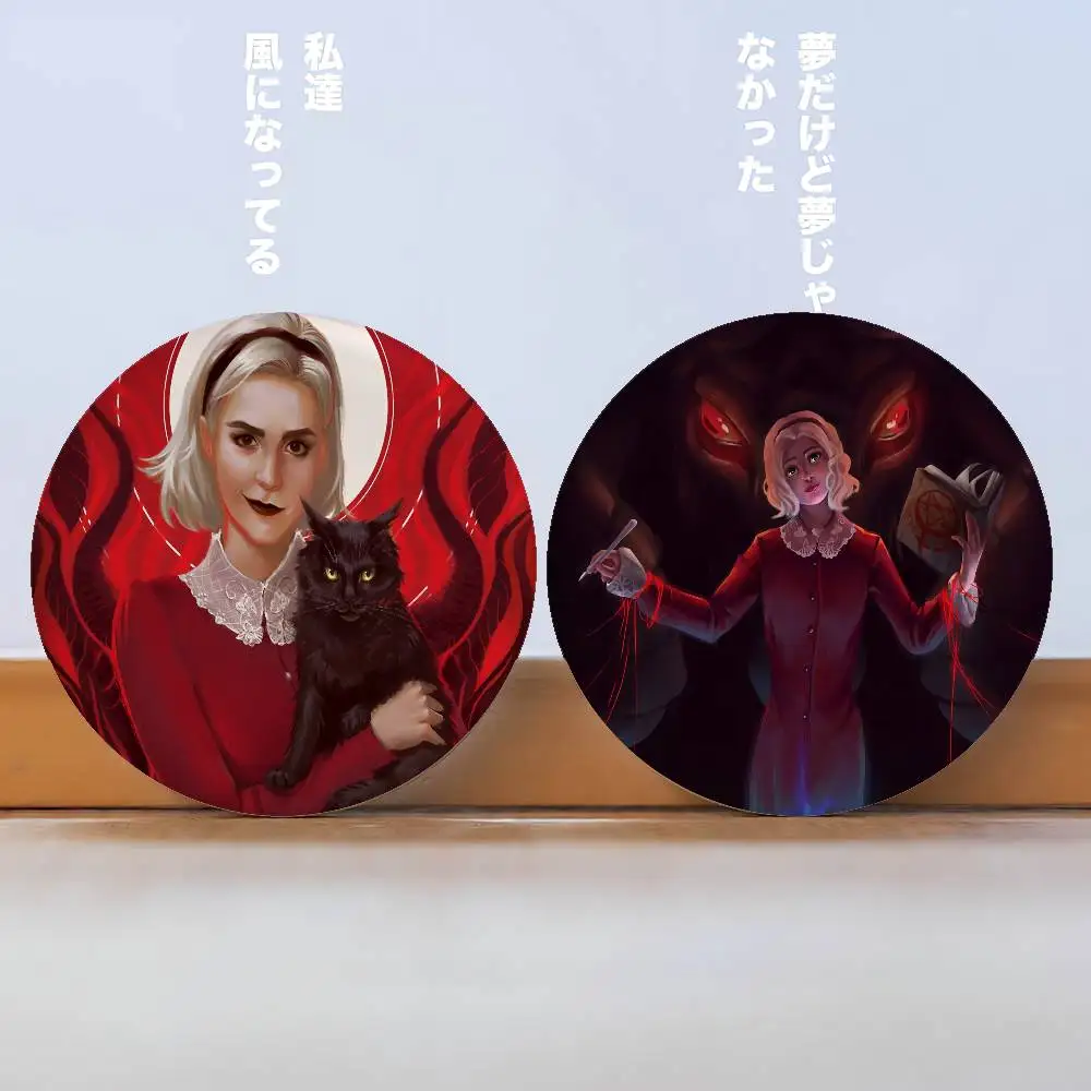 Adventure-S-Sabrina Badges Peripheral Lapel Pins Tinplate Round Brooch For Shoulder Bag Accessories Souvenir Gifts