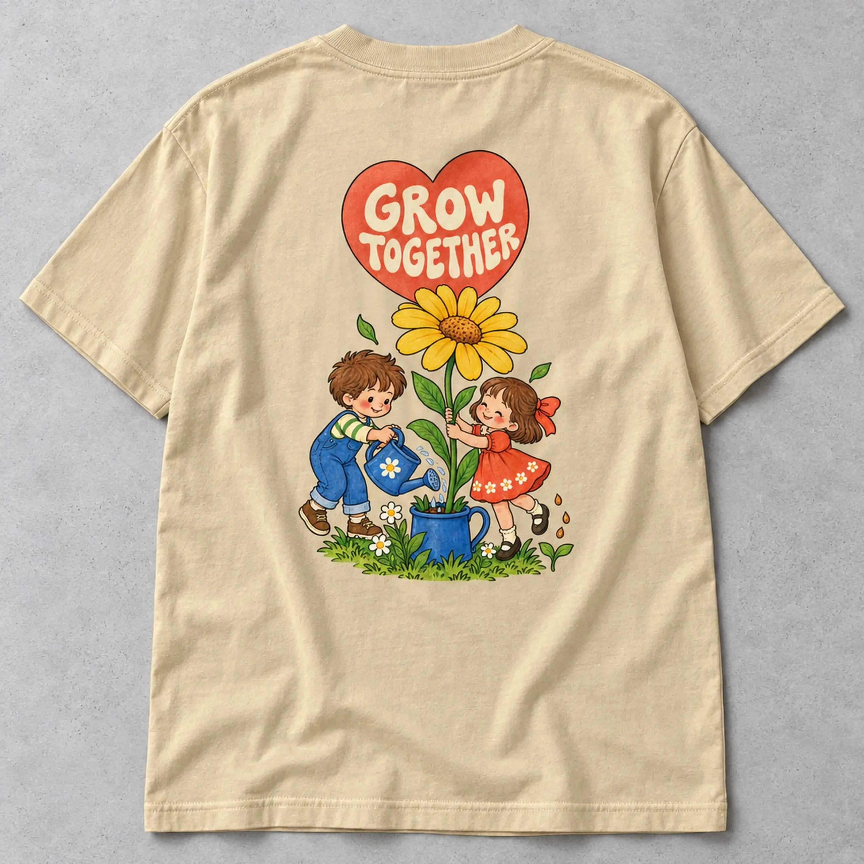 Growing Together Garden Graphic T-Shirt