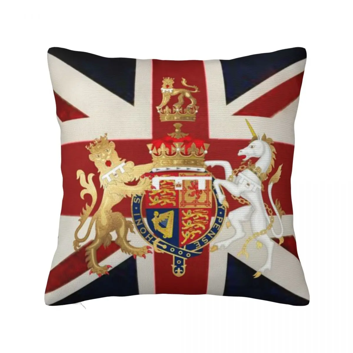 Union Jack With Windsor Insignia A Pillow Case