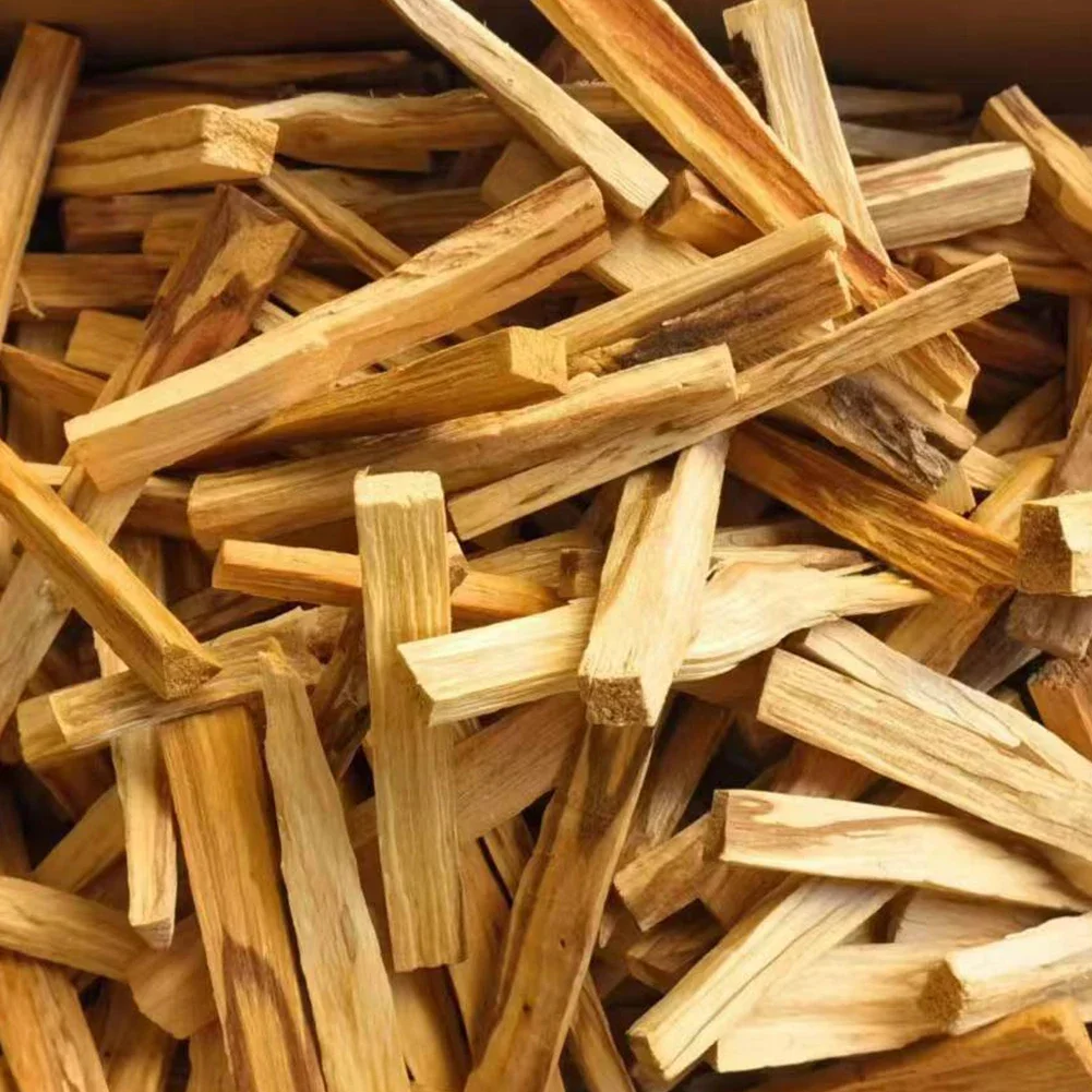 7-10CM bastoncini di incenso naturale Palo Santo bastoncini di legno per sbavature aromaterapia brucia bastoncini di legno senza profumo soggiorno