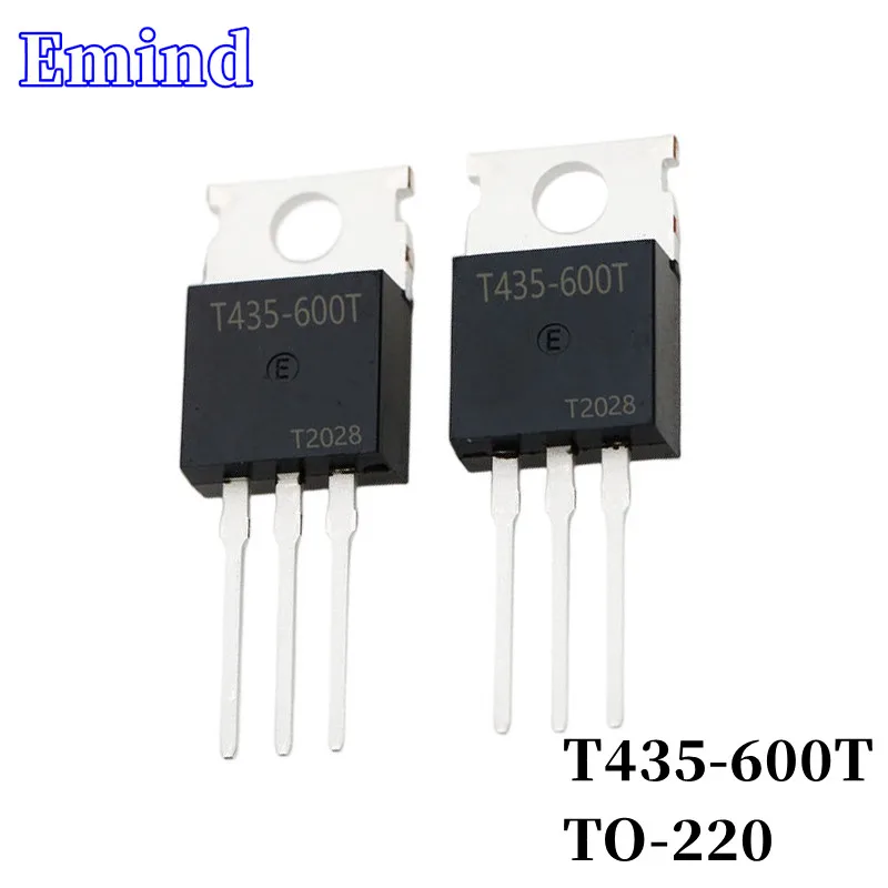 

10Pcs T435-600T Thyristor TO-220 4A/600V DIP Triac Large Chip