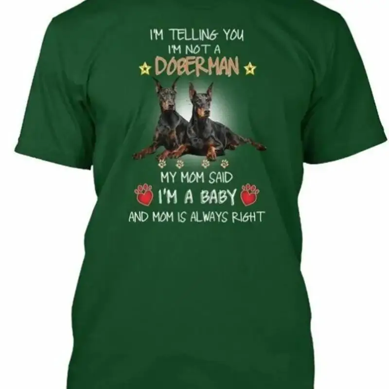 

Футболка My Mom Sad A Doberman Am Baby от S до 5XL, быстрая доставка