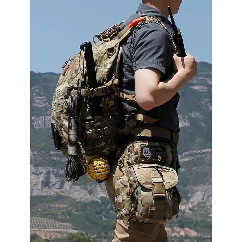 Marsupio tattico multifunzione da uomo Sport all'aria aperta Ciclismo Personalità impermeabile Stile Techwear Borsa da gamba mochilas bolsos сумка