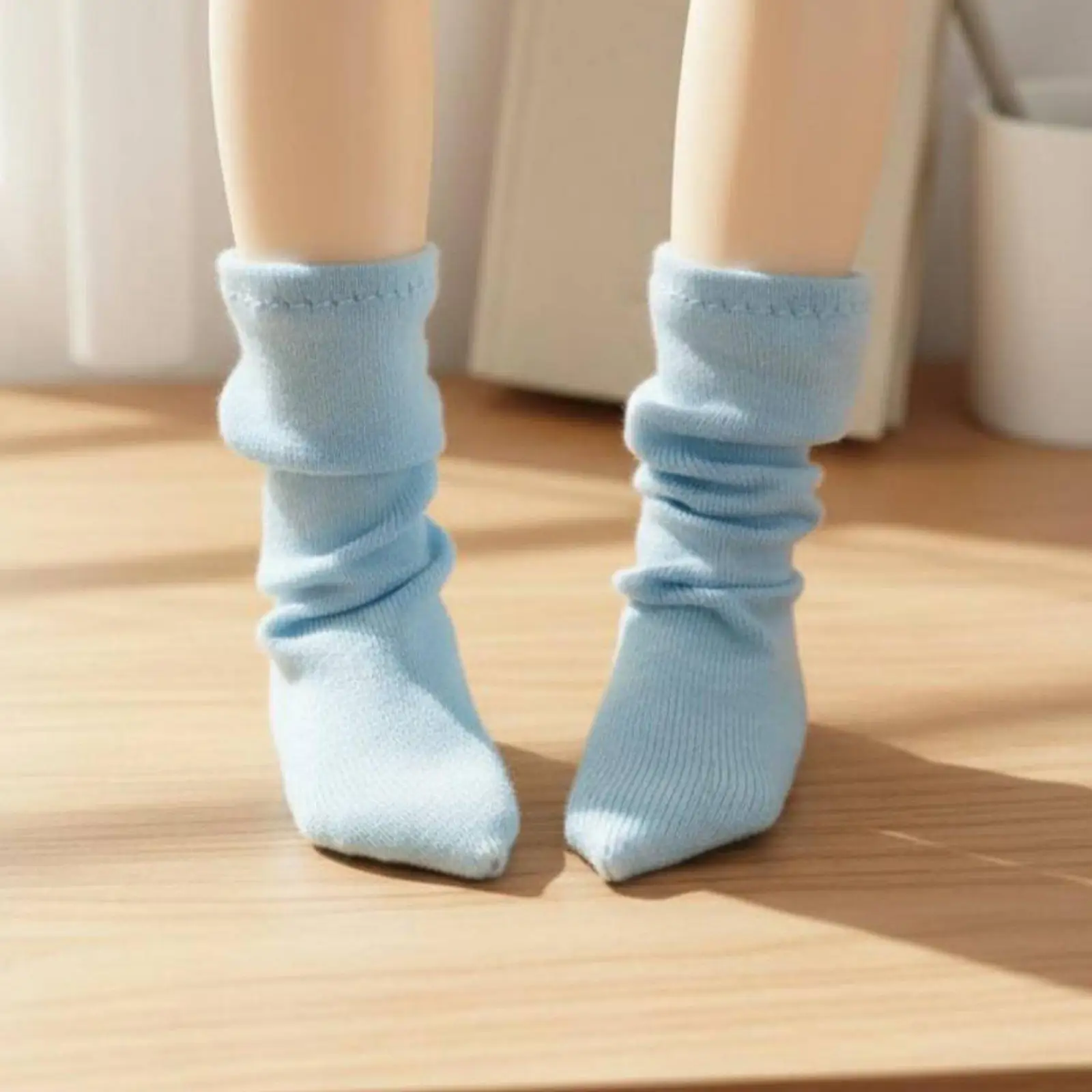 Doll Cotton Socks Slouchy Stacked Style Soft Bjd Clothes 1 6 Scale Calf Fit for 30cm Dolls Mini Outfits