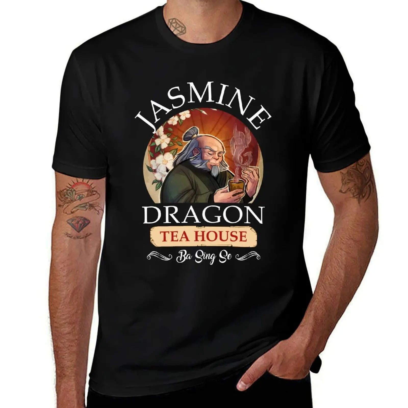 Jasmine Dragon Tea House Uncle Iroh Ba Sing Se T-Shirt Halloween Theme T-Shirt