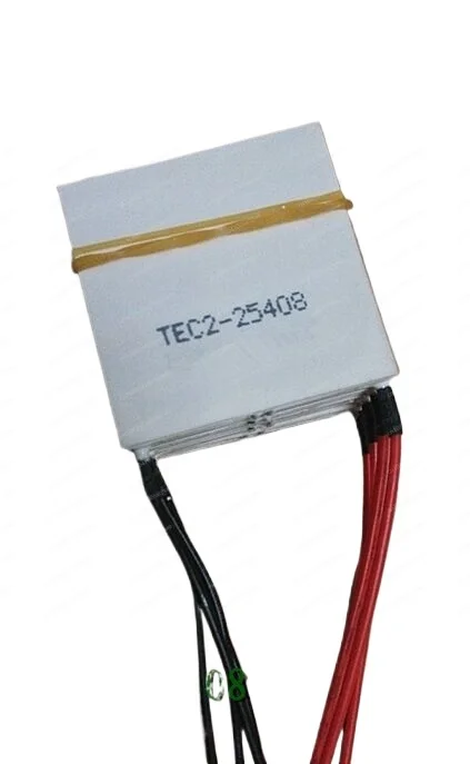 Double-Layer Semiconductor Cooling Plate TEC2-25408 (40×40MM) - 12V 8A, 80°C Temperature Difference