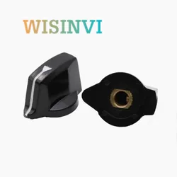 5PCS Bakelite Knob JN-33 Band Switch Cap Gear Switch Knob KN-7 Band switch potentiometer cap Inner Hole Copper Core 6mm