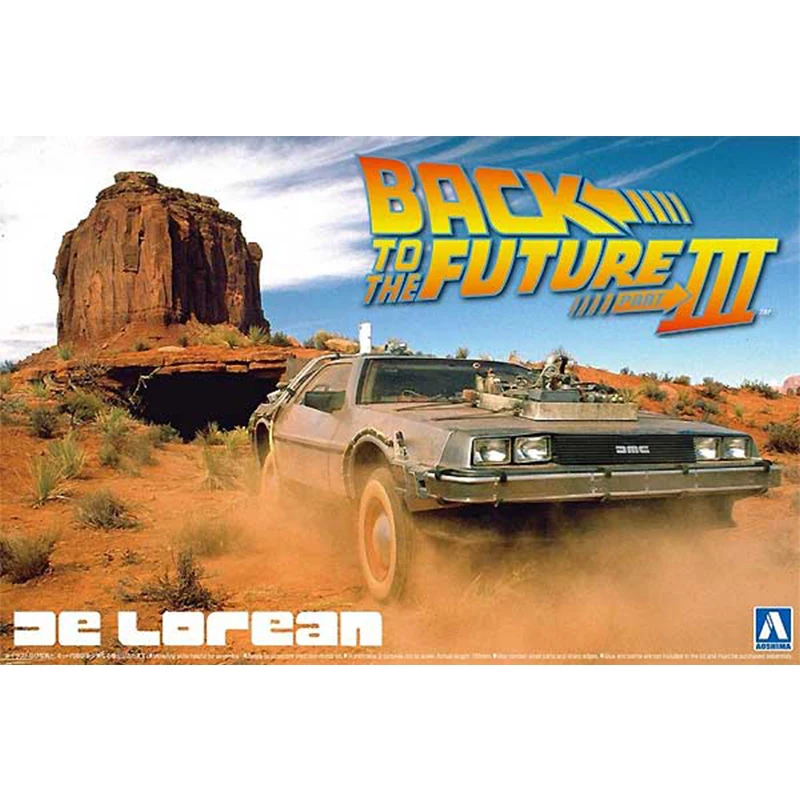 

Assembled car Model AOSHIMA -05918 1/24 Dronin DMC-12 Sports car Back to the future 3 Limited Collection