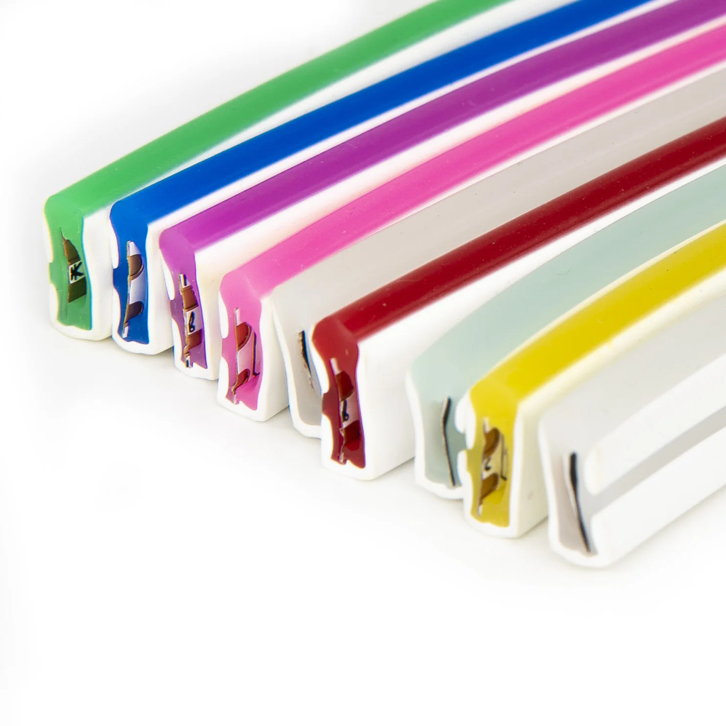 Bande Lumineuse LED Néon Étanche, Ruban Lumineux, Blanc Chaud, Rouge, Vert, Bleu, Rose, Jaune, IP67, 12V, 2835, 120LED/m