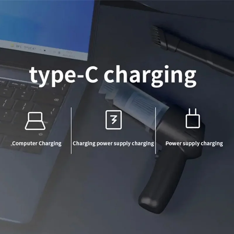 Lenovo Portable 3-IN-1 Vacuum Cleaner For Multi Purpose Wireless Vehicle Small Household Cleaner Handheld Car Vacuum Cleaner