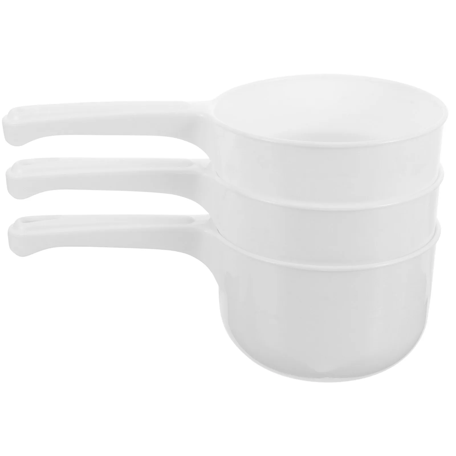 

3pcs Water Scoop Household Water Dipper Multi-Function Ladle For Kitchen Garden Use Deepened Design Easy Clean