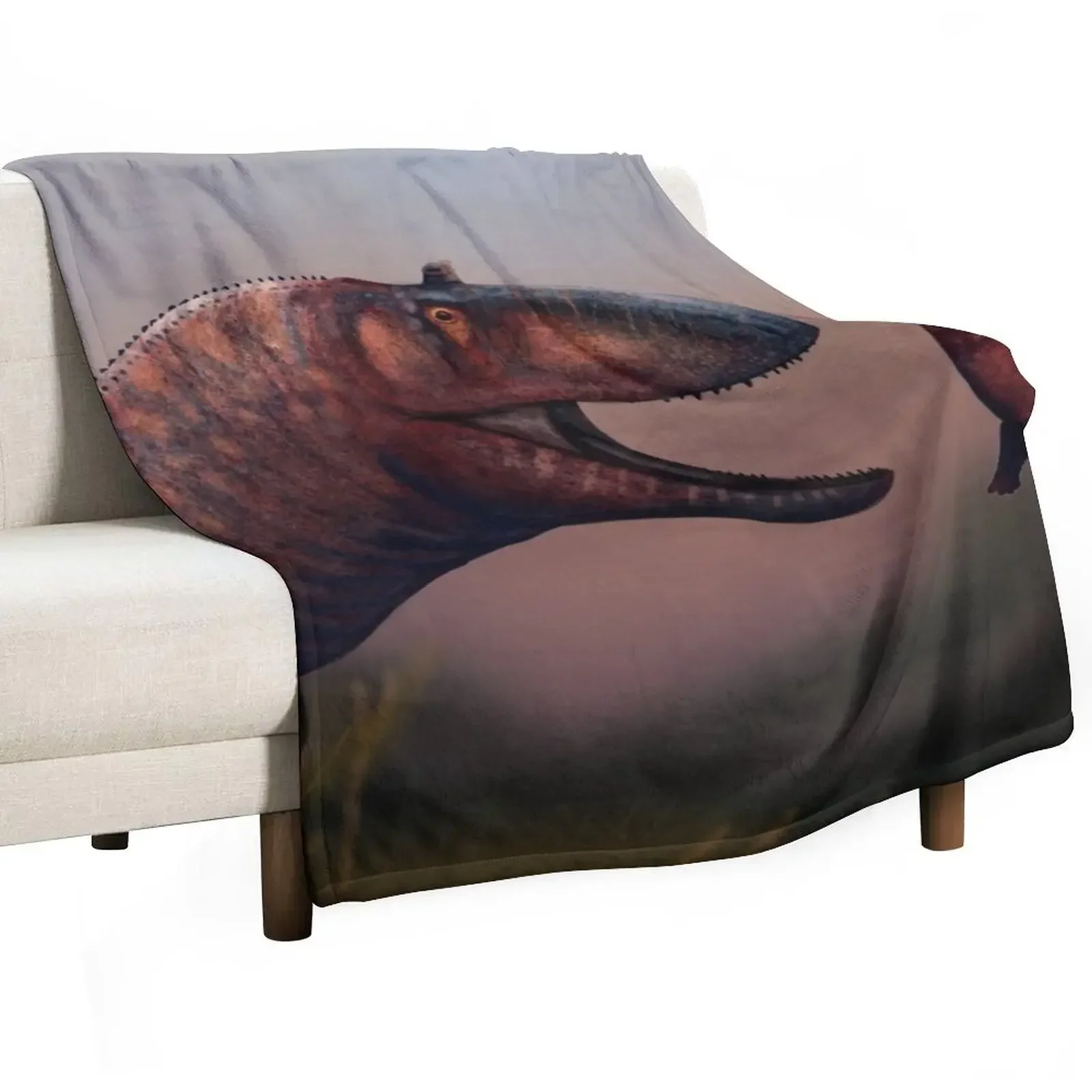 

Rajasaurus pair scenery Throw Blanket Comforter Nap Blankets