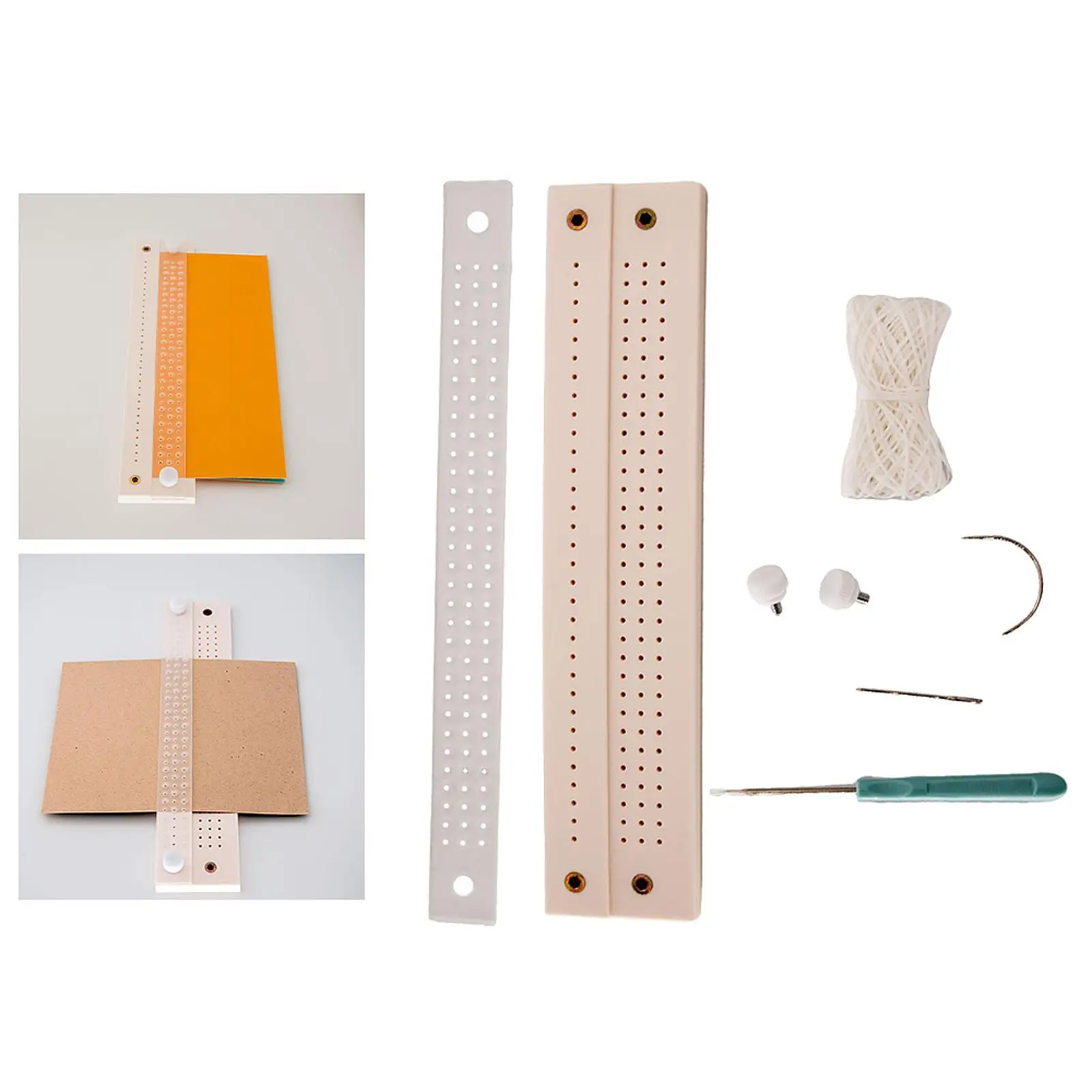 Quality Bookbinding Kit Complete Starter Set for Scrapbooking Handmade Books and Leather Craft Projects