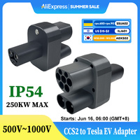 GKFLY CCS2 to Tesla EV Charger Adapter 250A 1000V Electric Vehicle DC Fast Charging Station CCS Combo 2 To Tesla Convertor