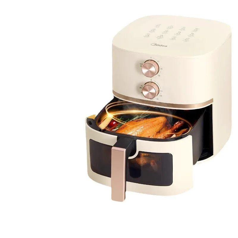 

Air fryer household 2024 new electric fryer no turning over visual large capacity